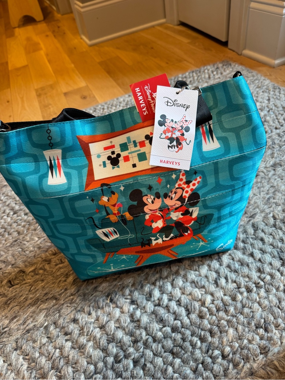 Harveys Disney Parks Scooter Mickey & Minnie Tote
